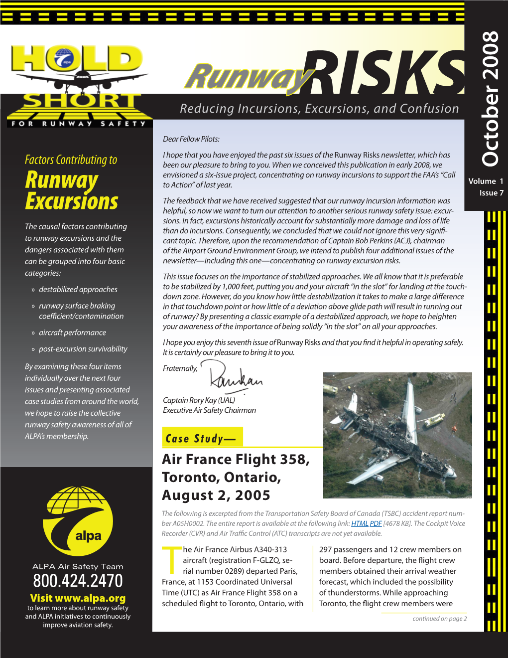 Runway Reducing Incursions, Excursions, and Confusion