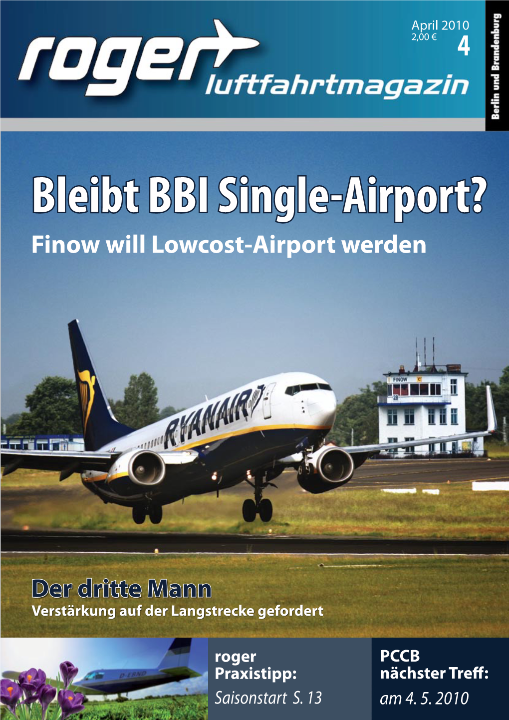 Bleibt BBI Single-Airport? Finow Will Lowcost-Airport Werden