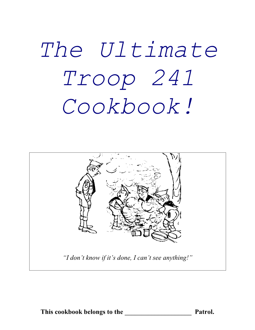 Troop 241 Cook Book (PDF)