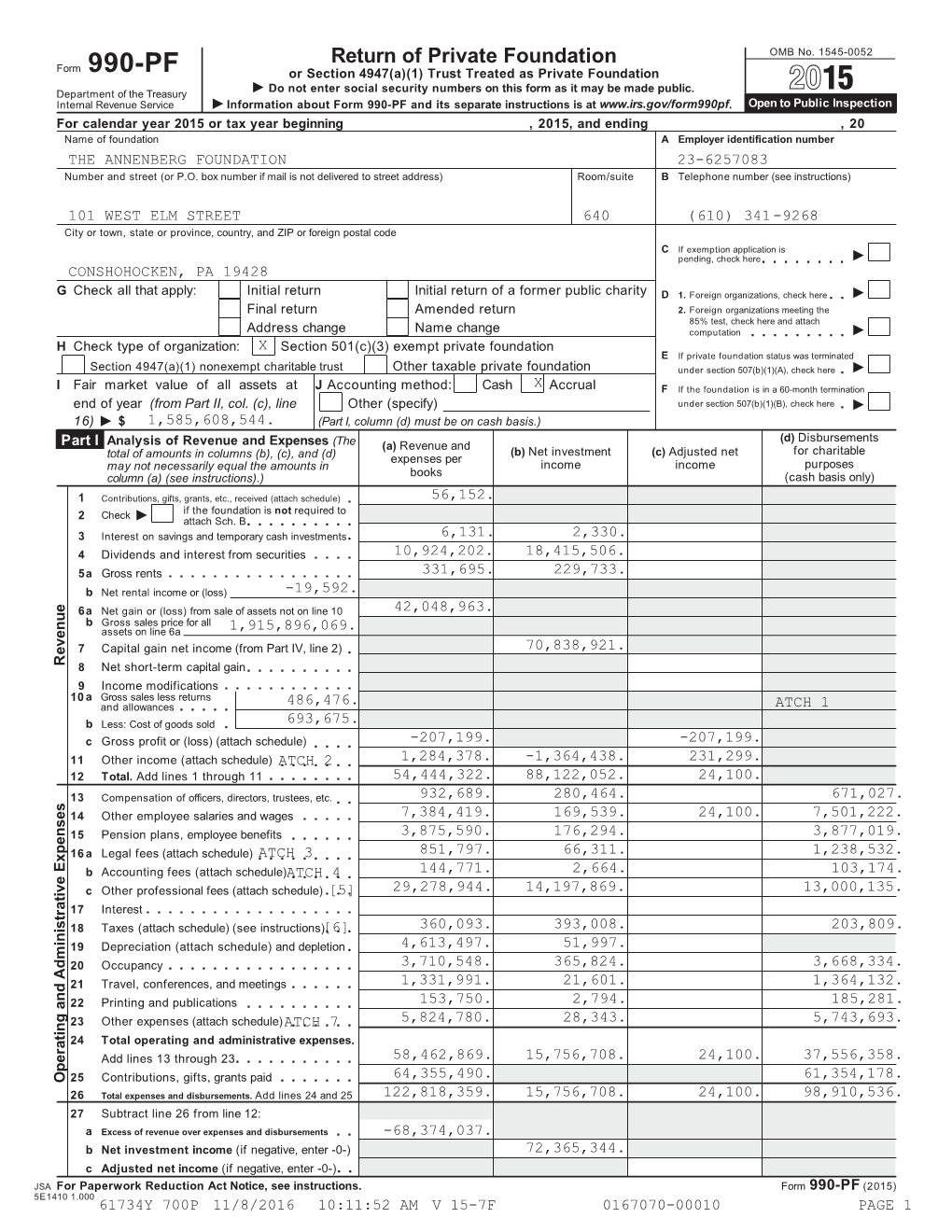 2015 Form 990-PF