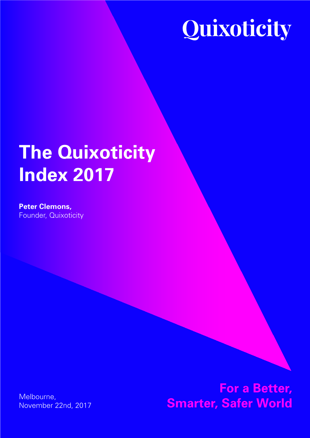 The Quixoticity Index 2017
