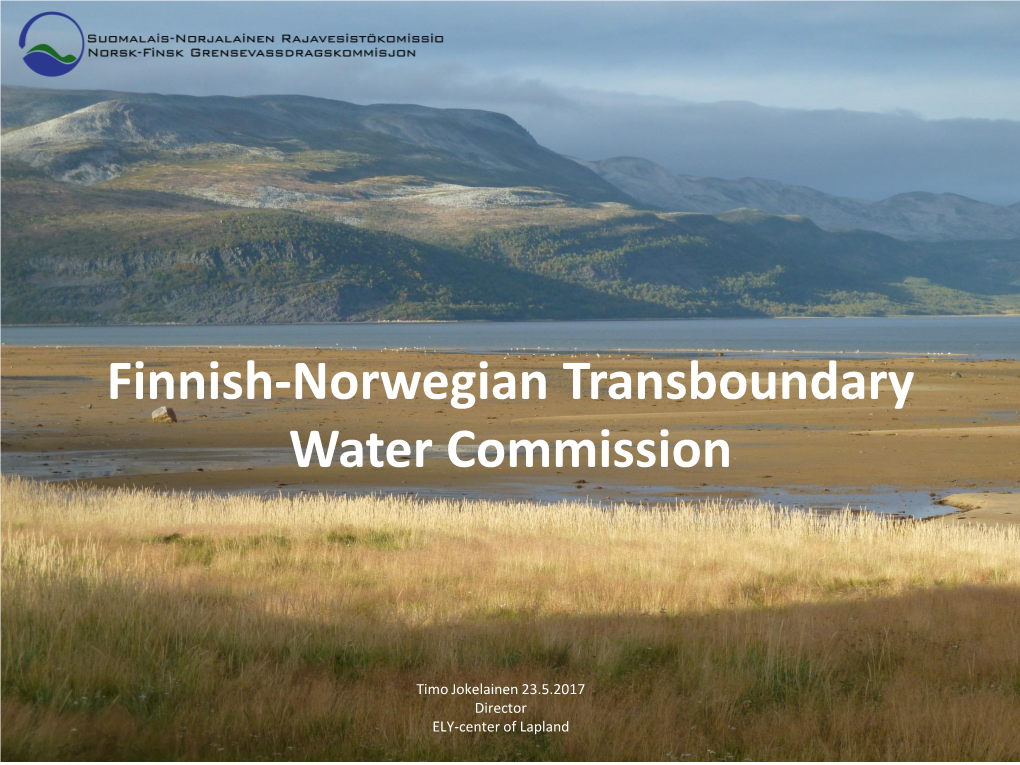 Finnish-Norwegian Transboundary Water Commission