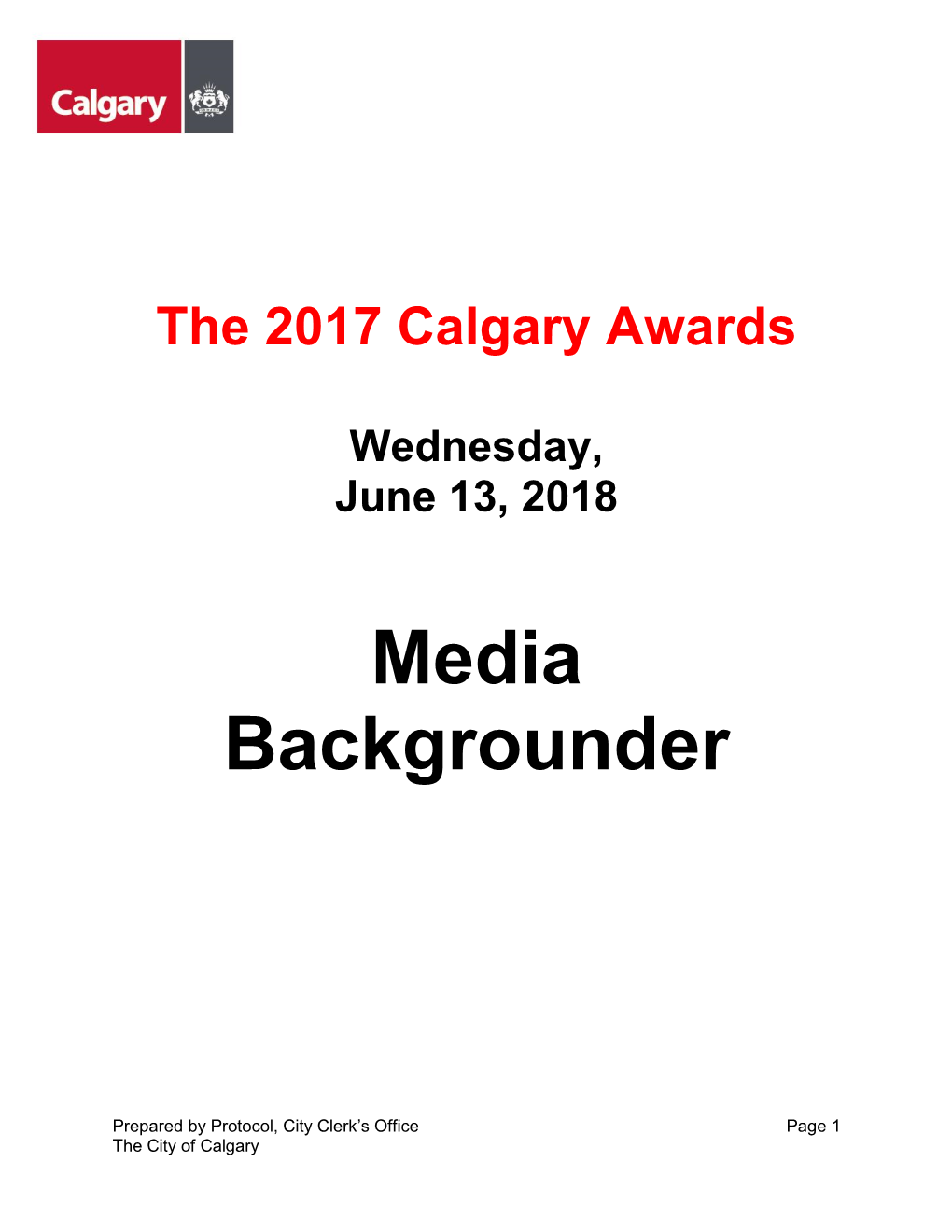 Media Backgrounder