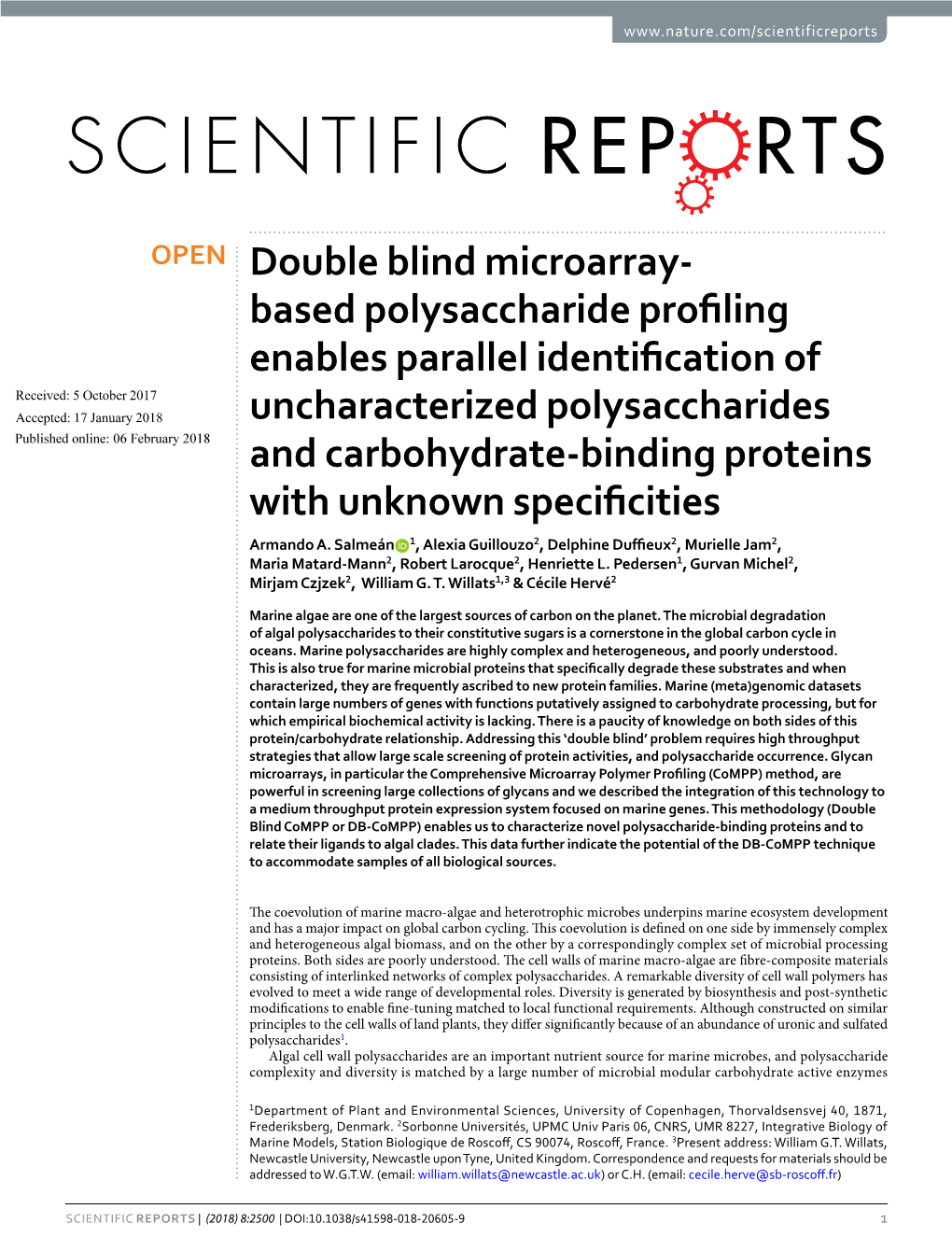 Based Polysaccharide Profiling Enables Parallel Identification of Uncharacterized Polysaccharides and Carbohydrate-Binding Proteins with Unknown Specificities