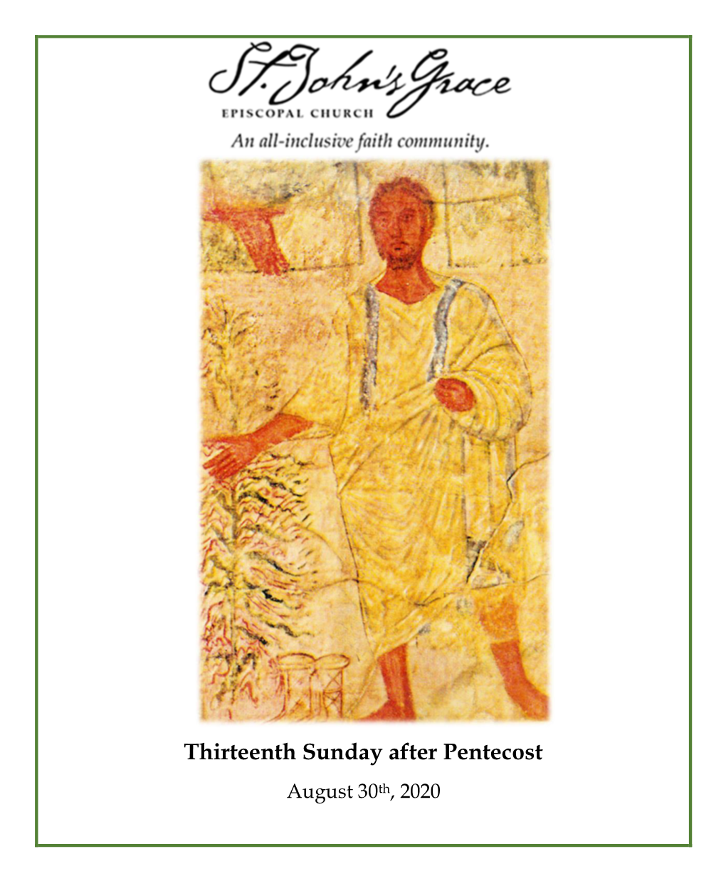 Thirteenth Sunday After Pentecost