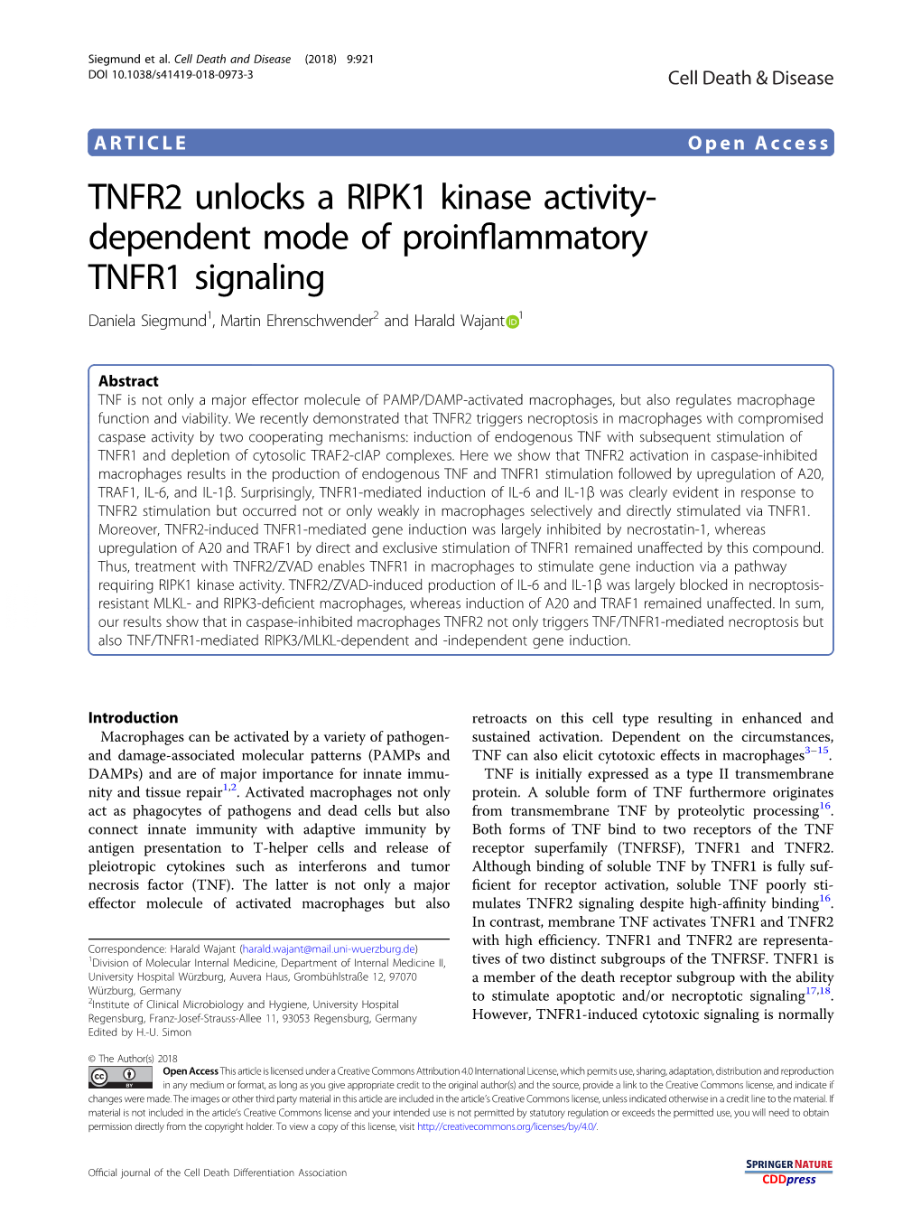 TNFR2 Unlocks a RIPK1 Kinase Activity-Dependent Mode Of