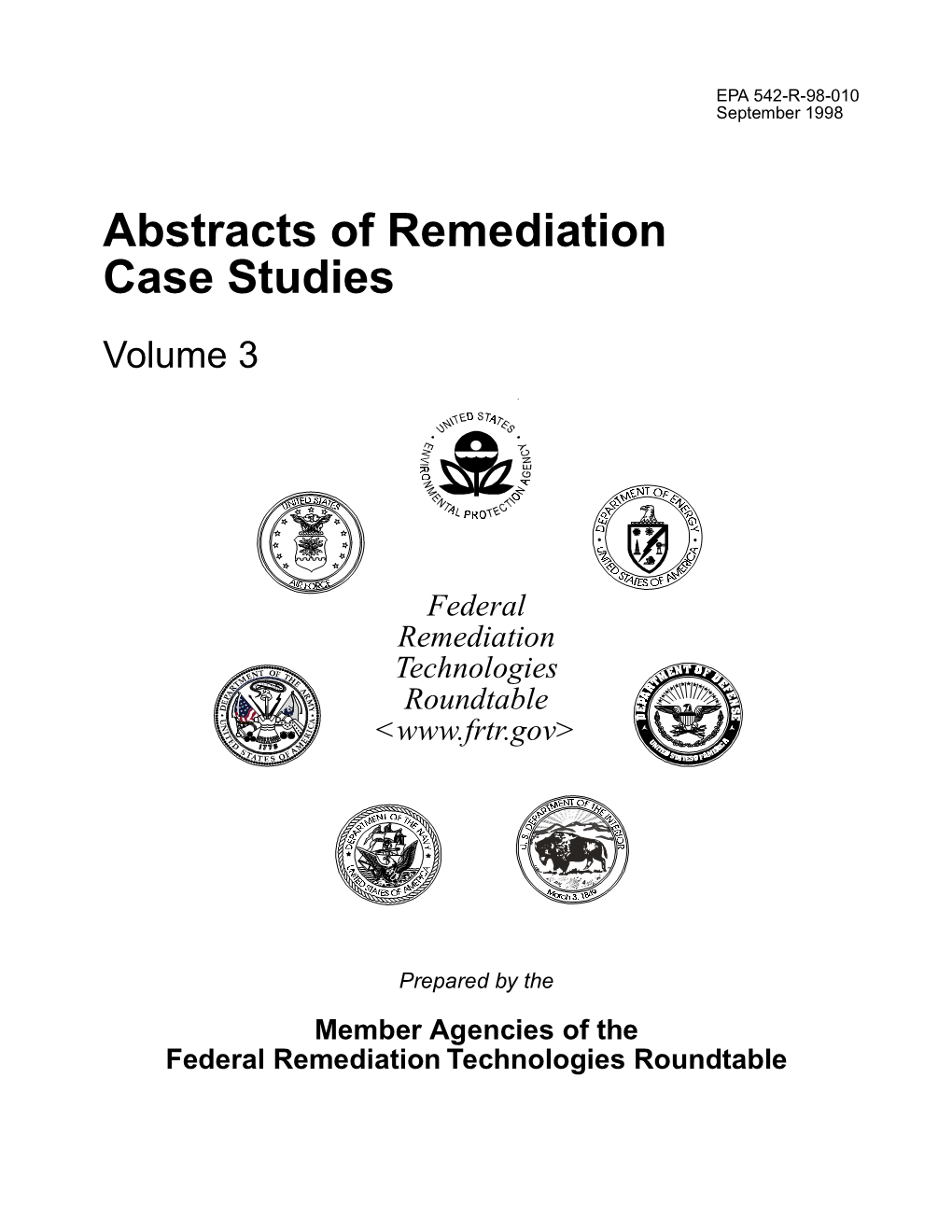 Abstracts of Remediation Case Studies, Volume 3