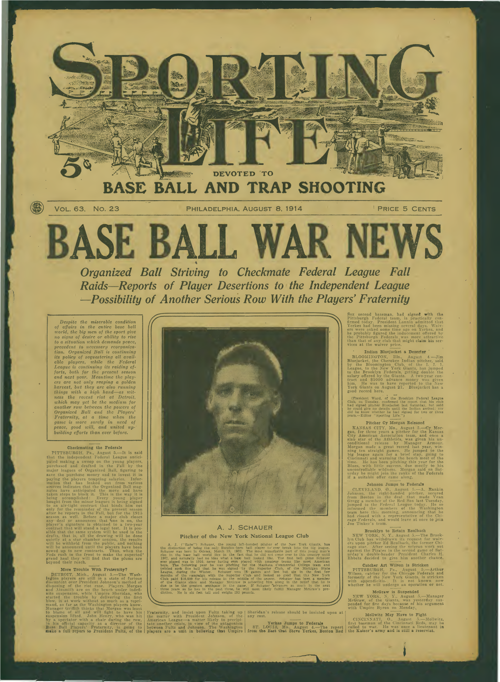 Base Ball and Trap Shooting