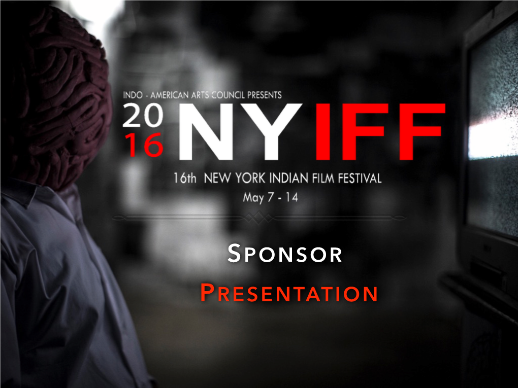 NYIFF Sponsor Presentation