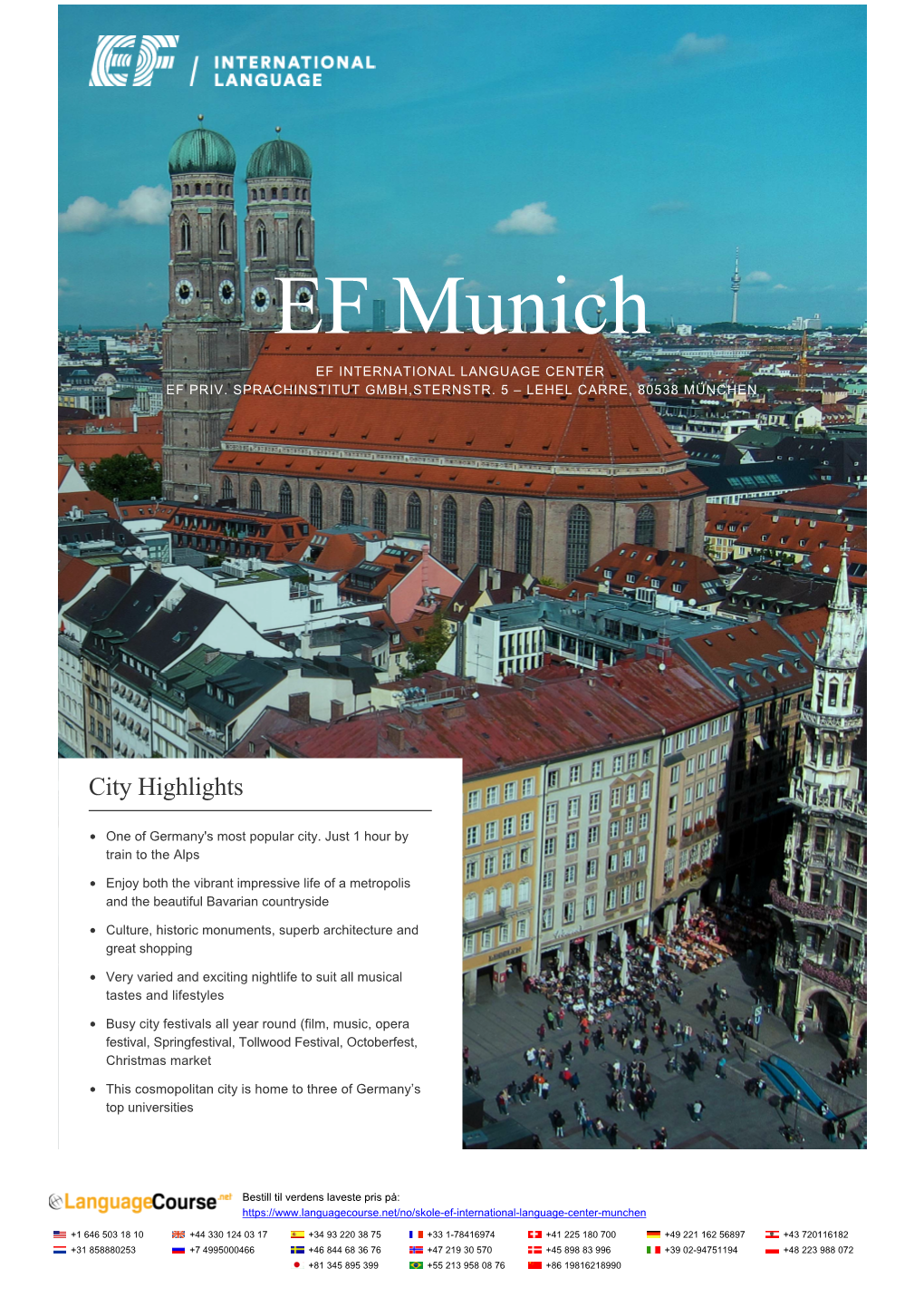 EF International Language Center, Munich