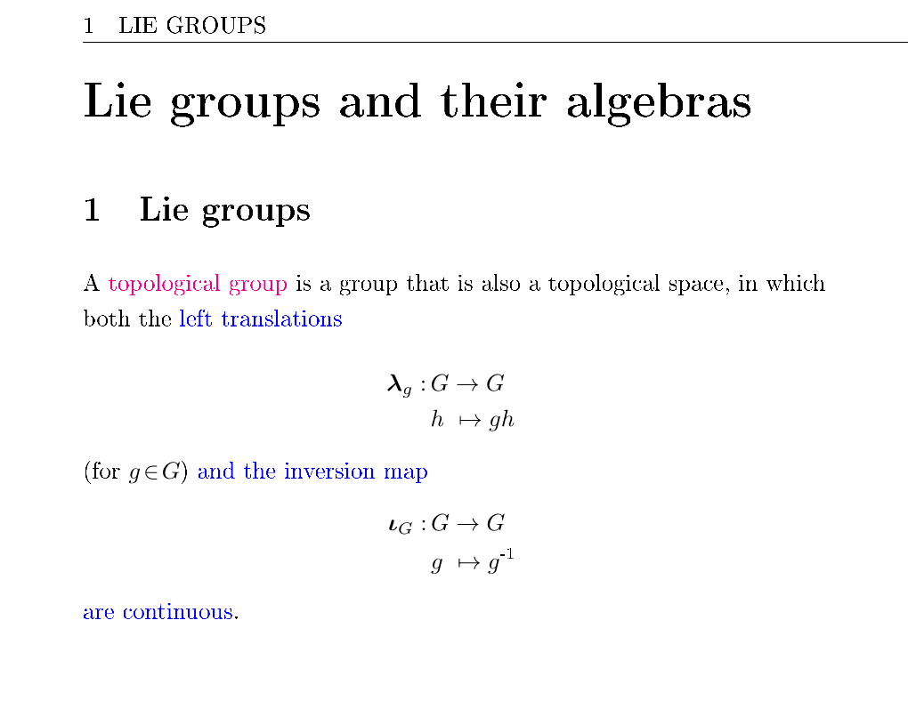 Lie Groups and Their Algebras