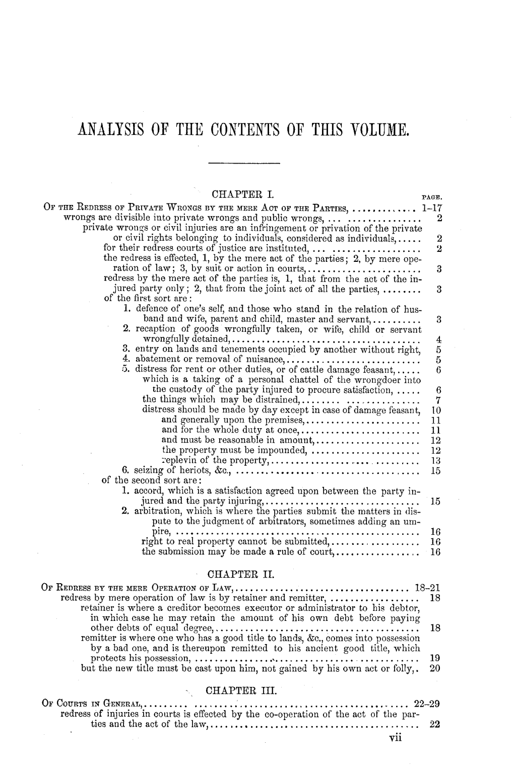 Analysis of the Contents of This Volume