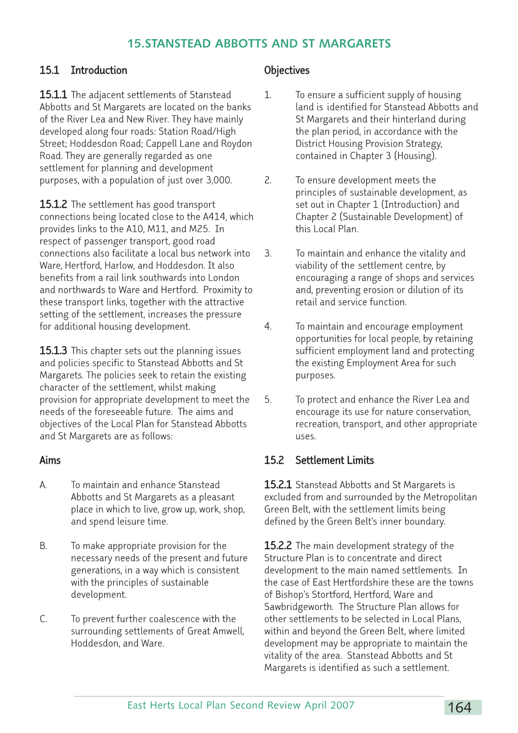 Chapter 15- Stanstead Abbotts and St Margarets