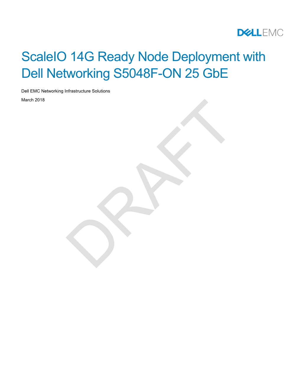 Scaleio 14G with AMS and 25Gbe Networking