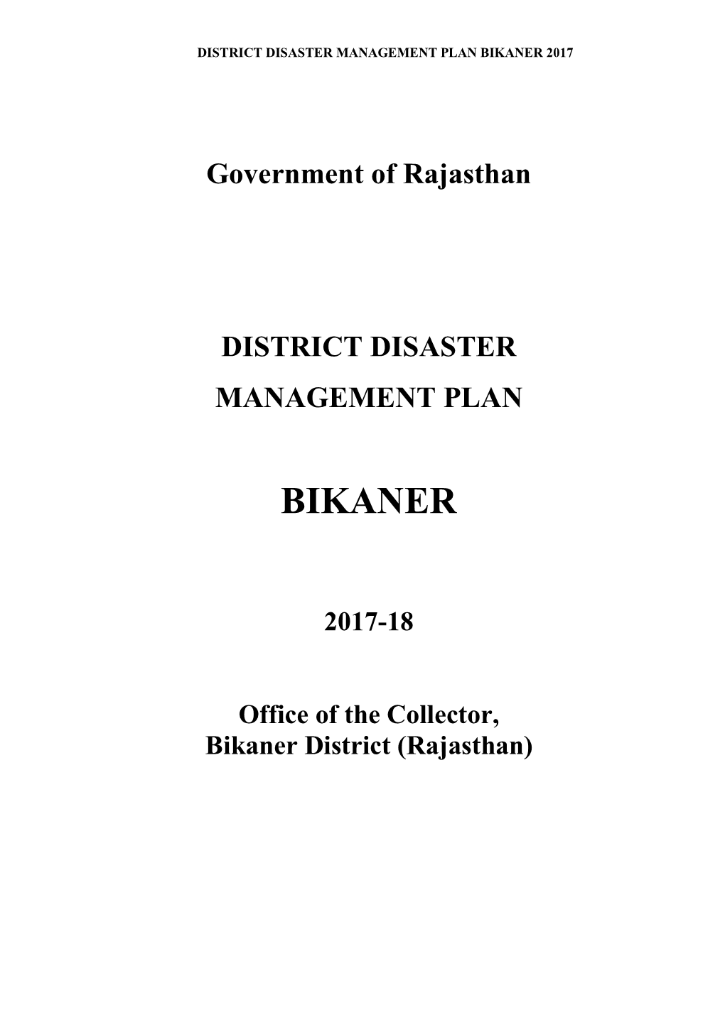 Bikaner (2017)