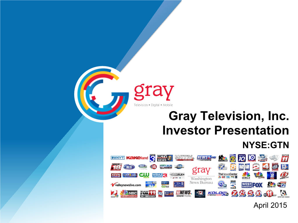 Gray TV Leads Industry in Operating Margins