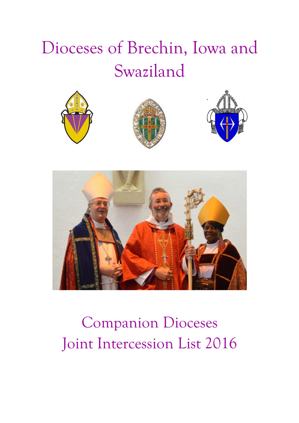 Dioceses of Brechin, Iowa and Swaziland