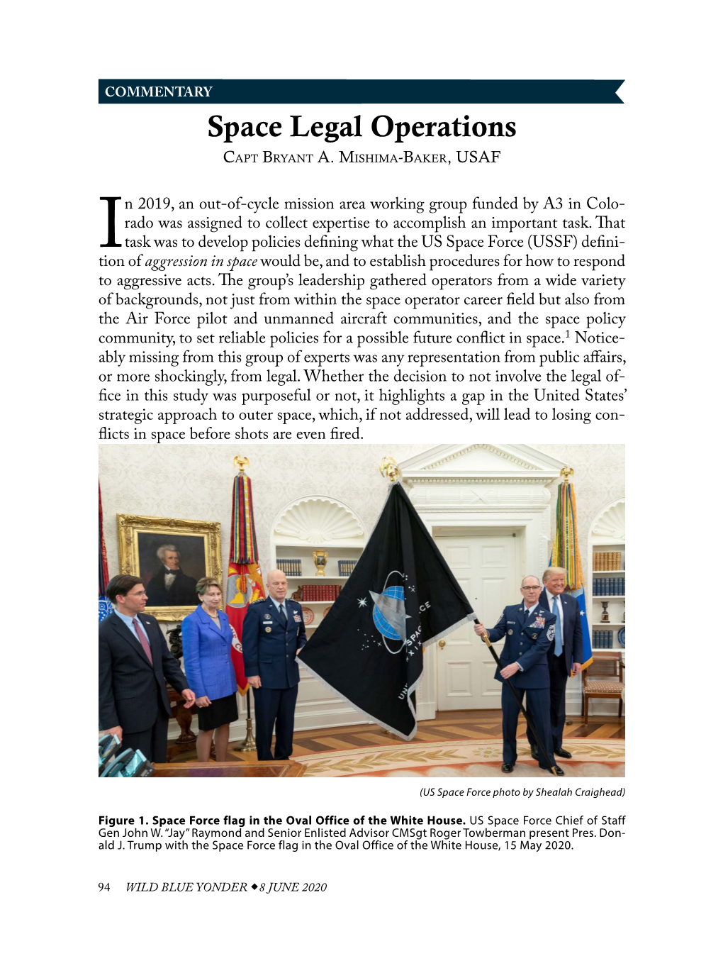 Space Legal Operations Capt Bryant A