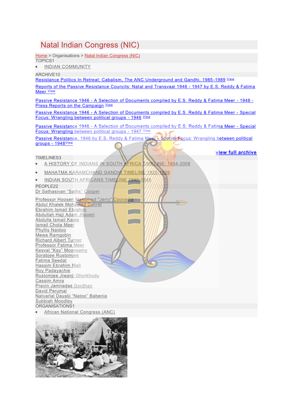 Natal Indian Congress (NIC)