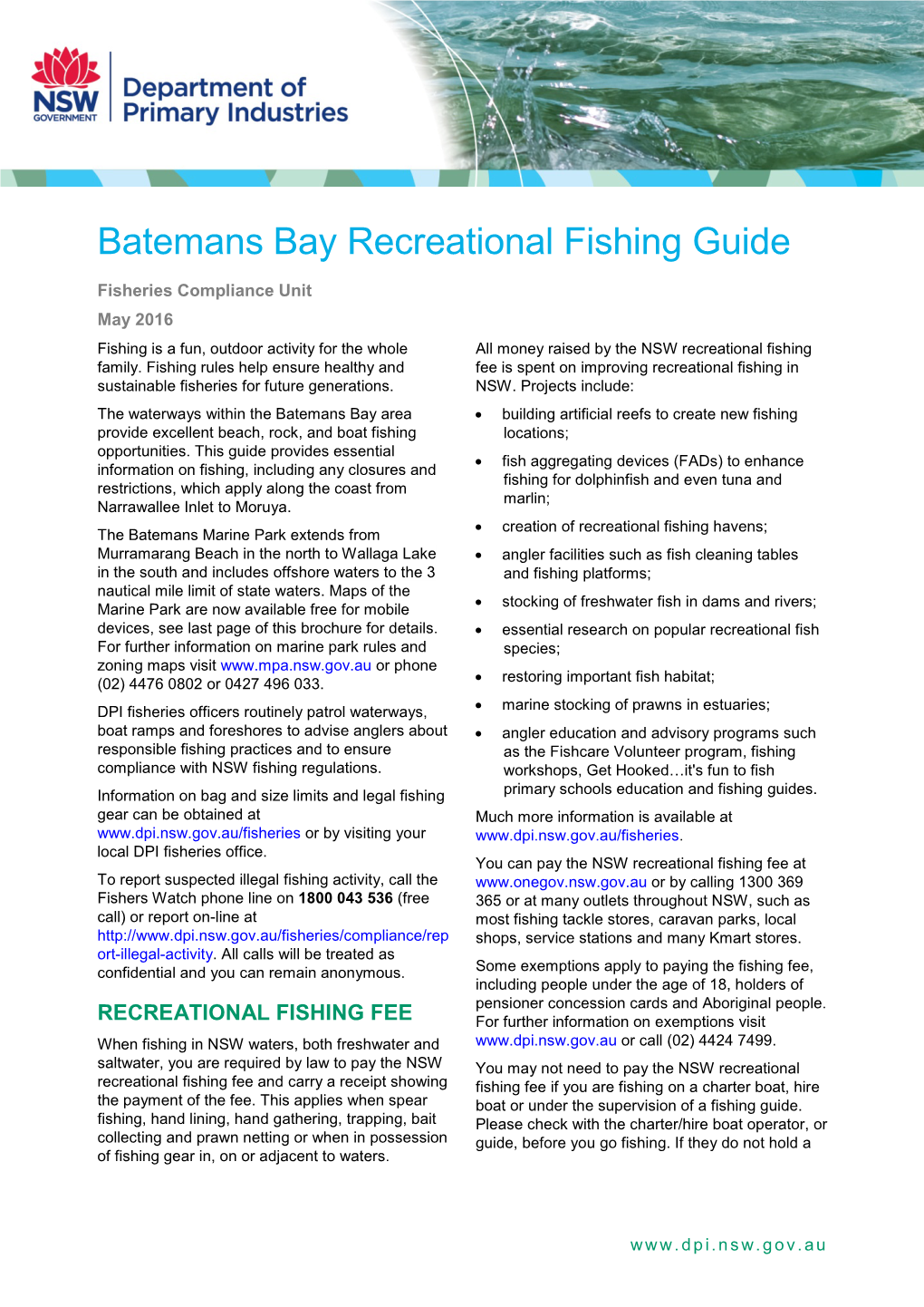 Batemans Bay Recreational Fishing Guide