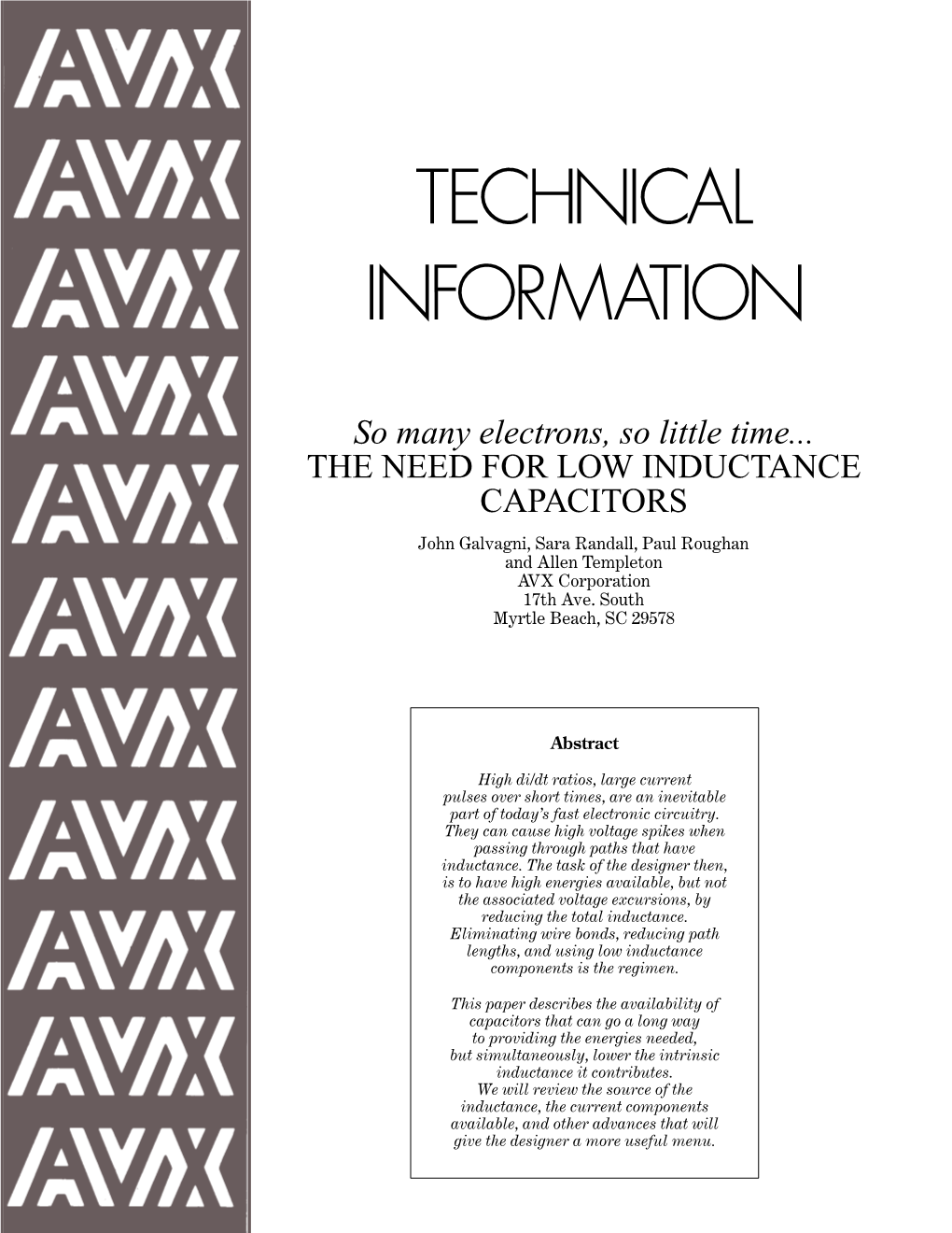 Technical Information