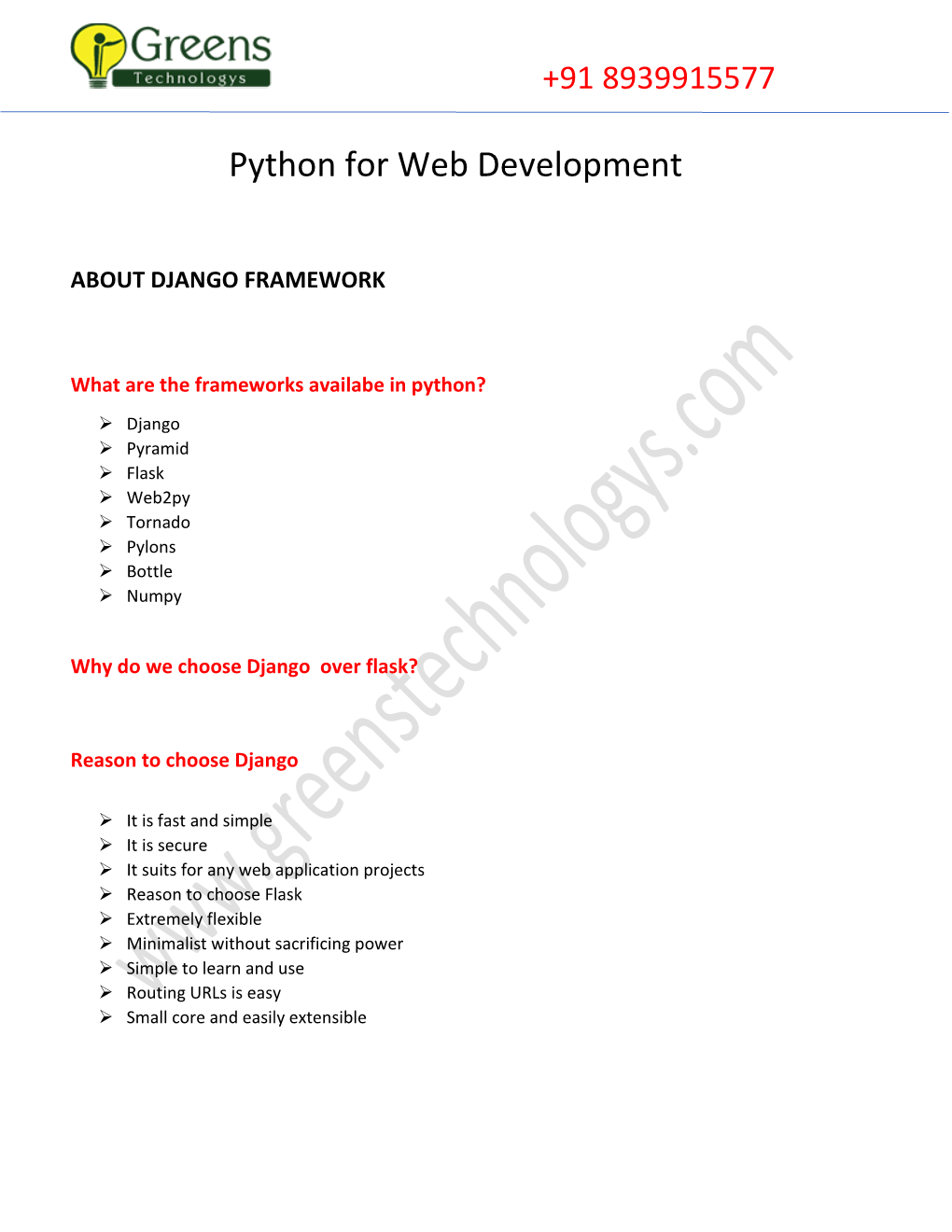 Python for Web Development