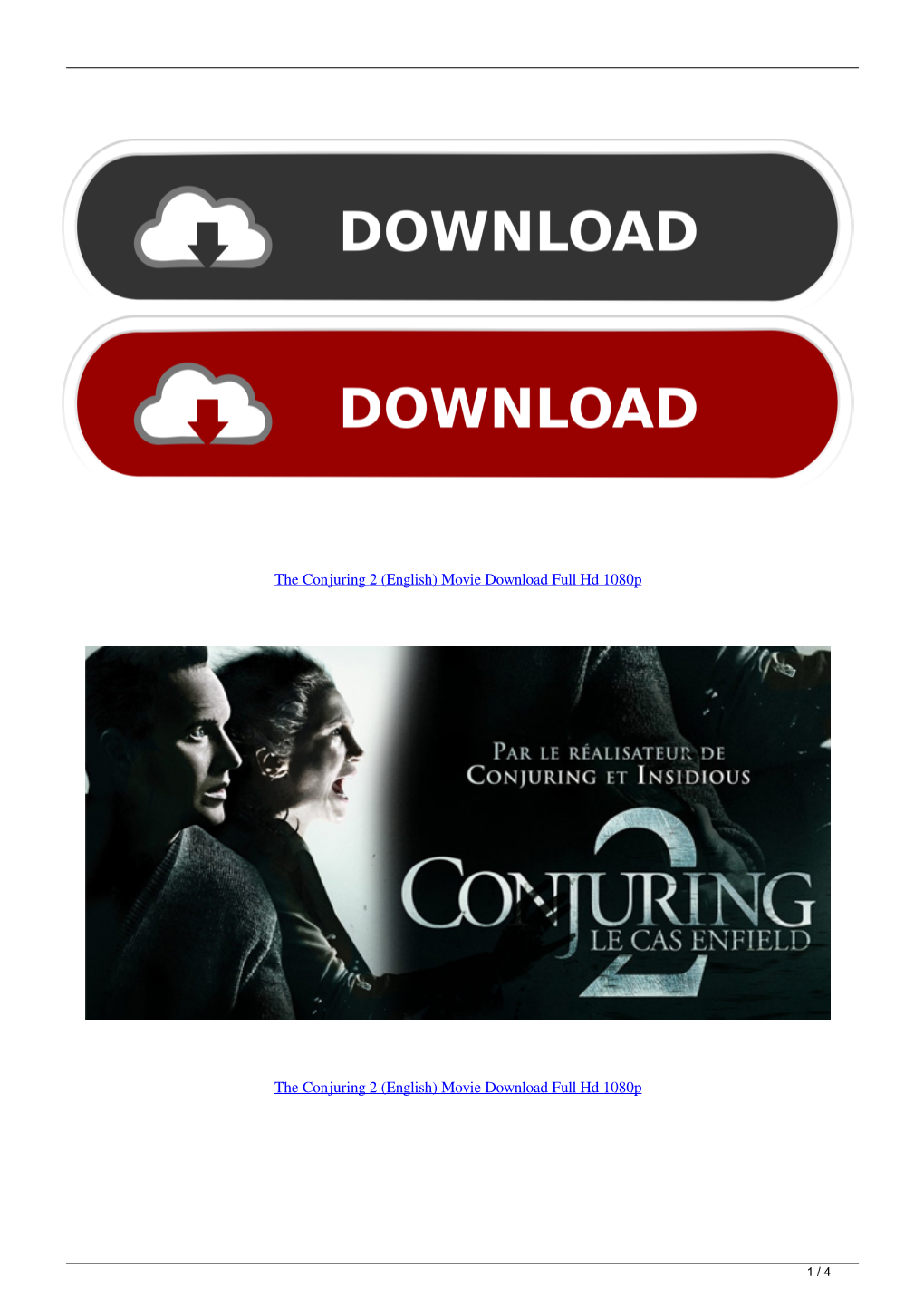 The Conjuring 2 English Movie Download Full Hd 1080P