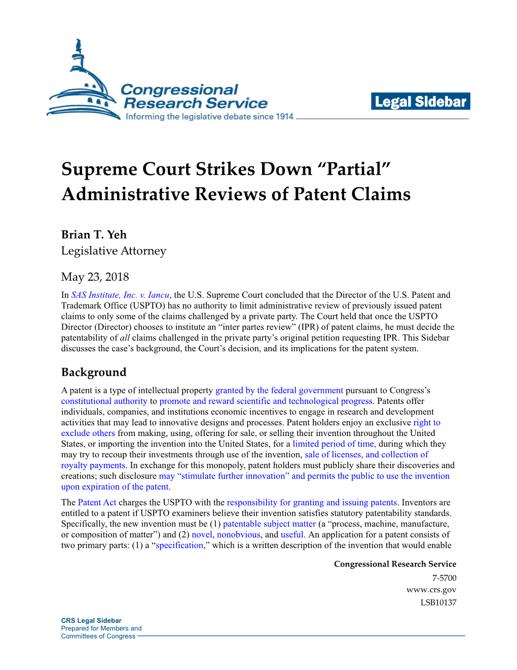 Supreme Court Strikes Down 