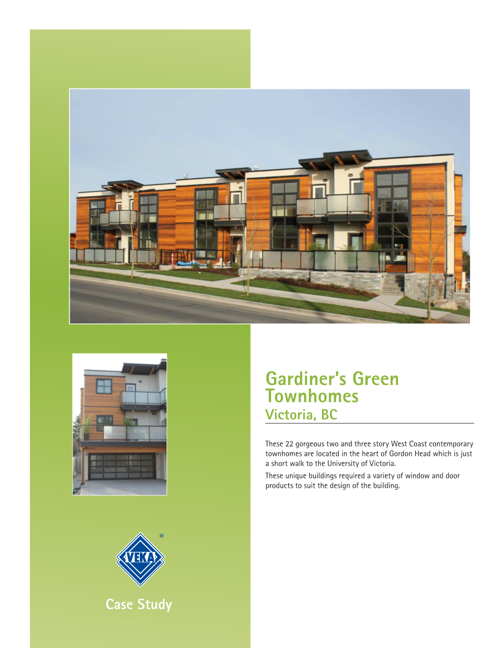 Gardiner's Green Townhomes Victoria, BC