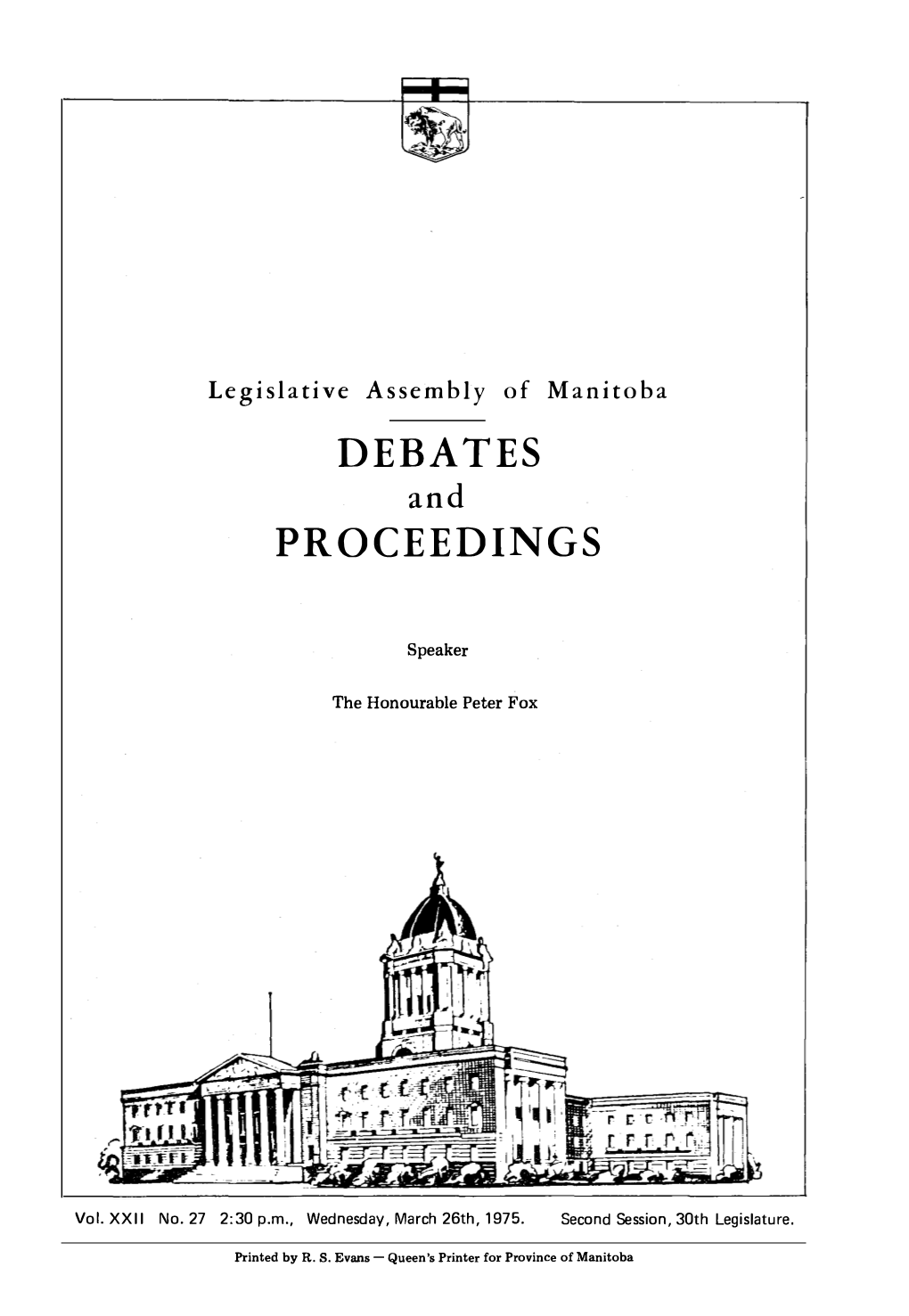 Debates Proceedings