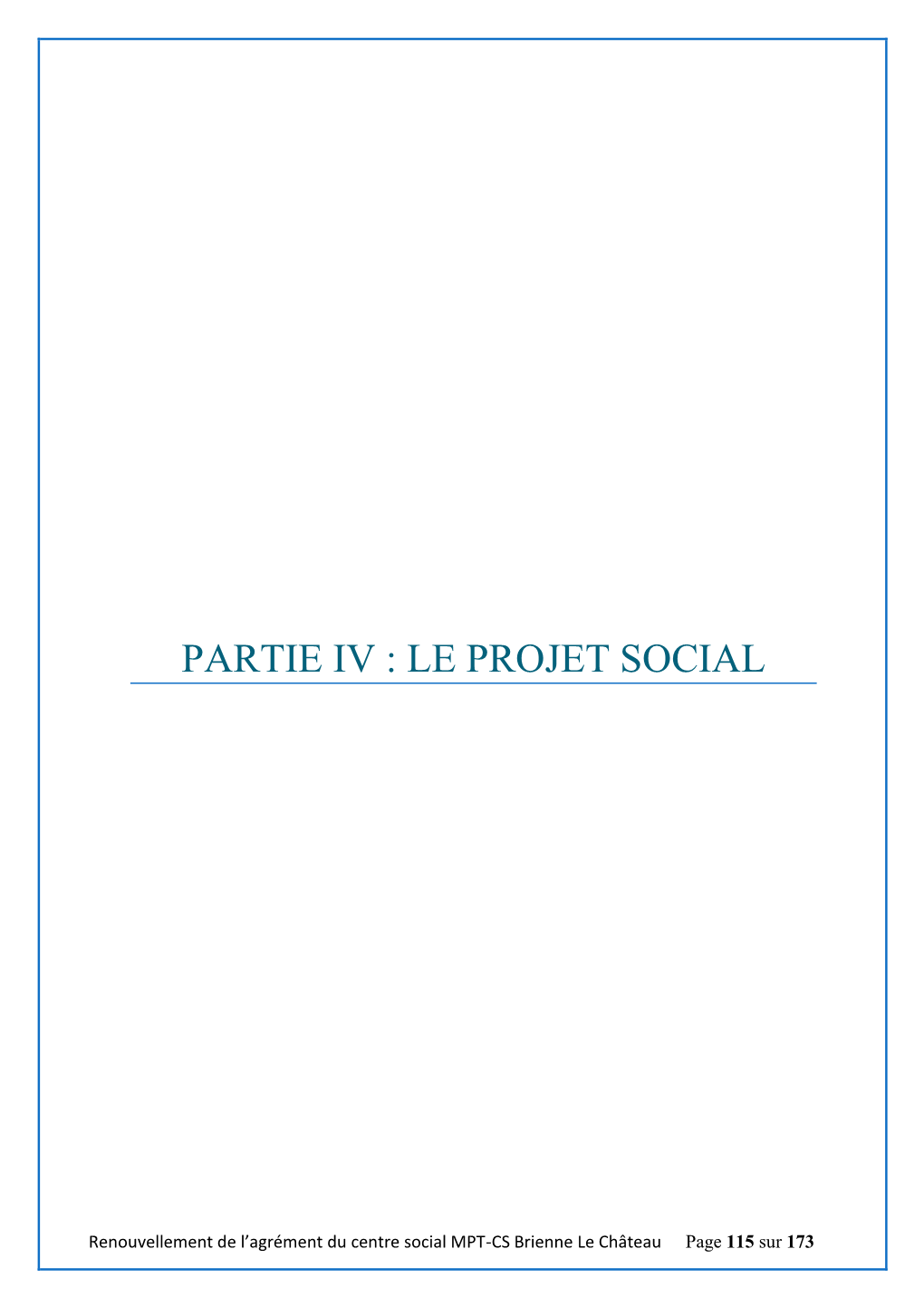 Projet Social