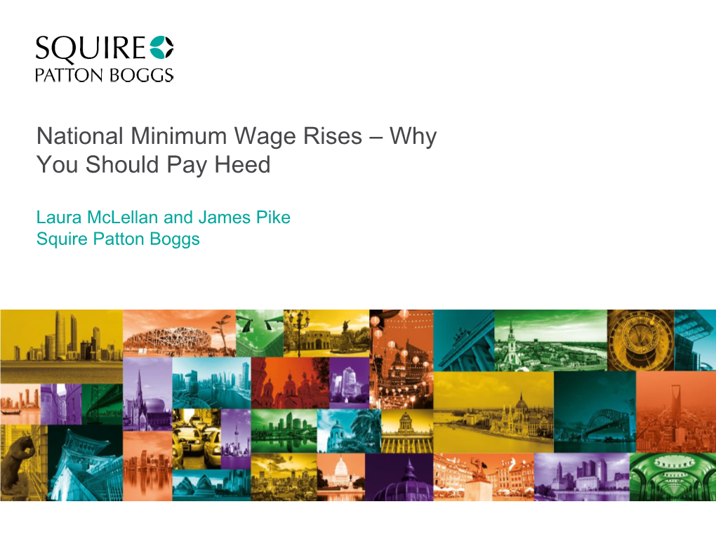 Unconscious Breaches of the National Minimum Wage Regulations