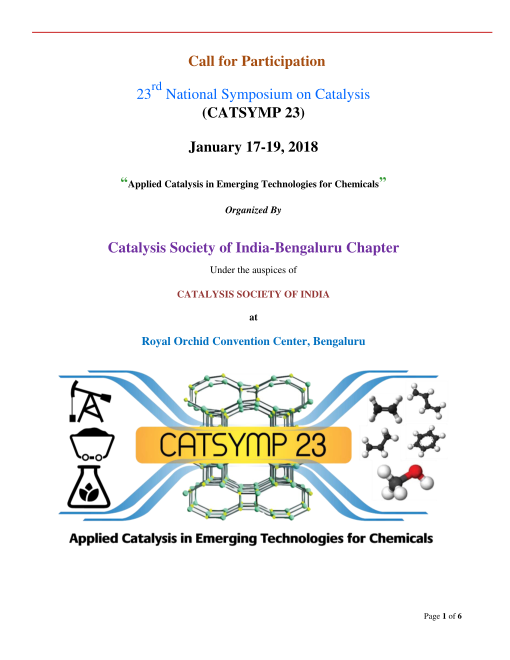 National Symposium on Catalysis (CATSYMP 23)
