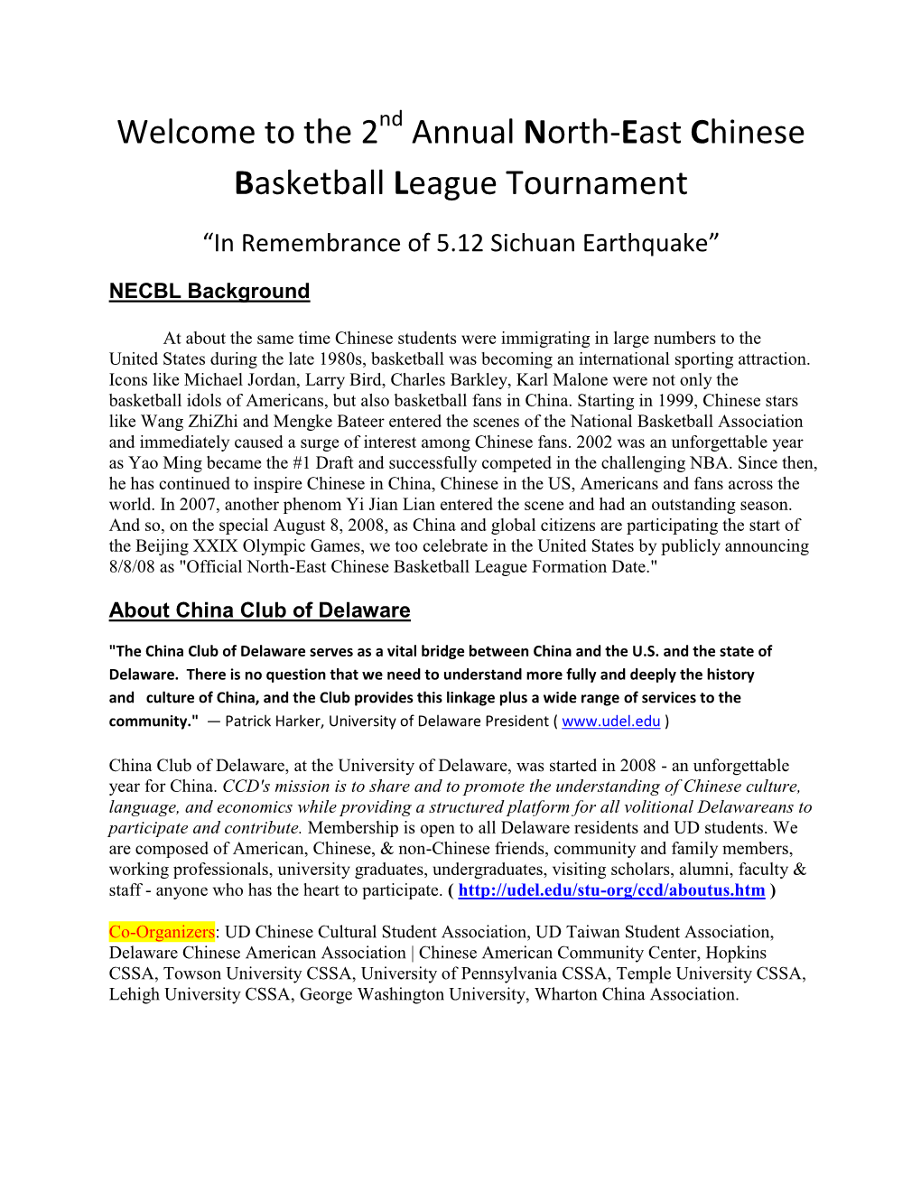 The 2 Annual North-East Chinese Basketball ... -.:: GEOCITIES.Ws