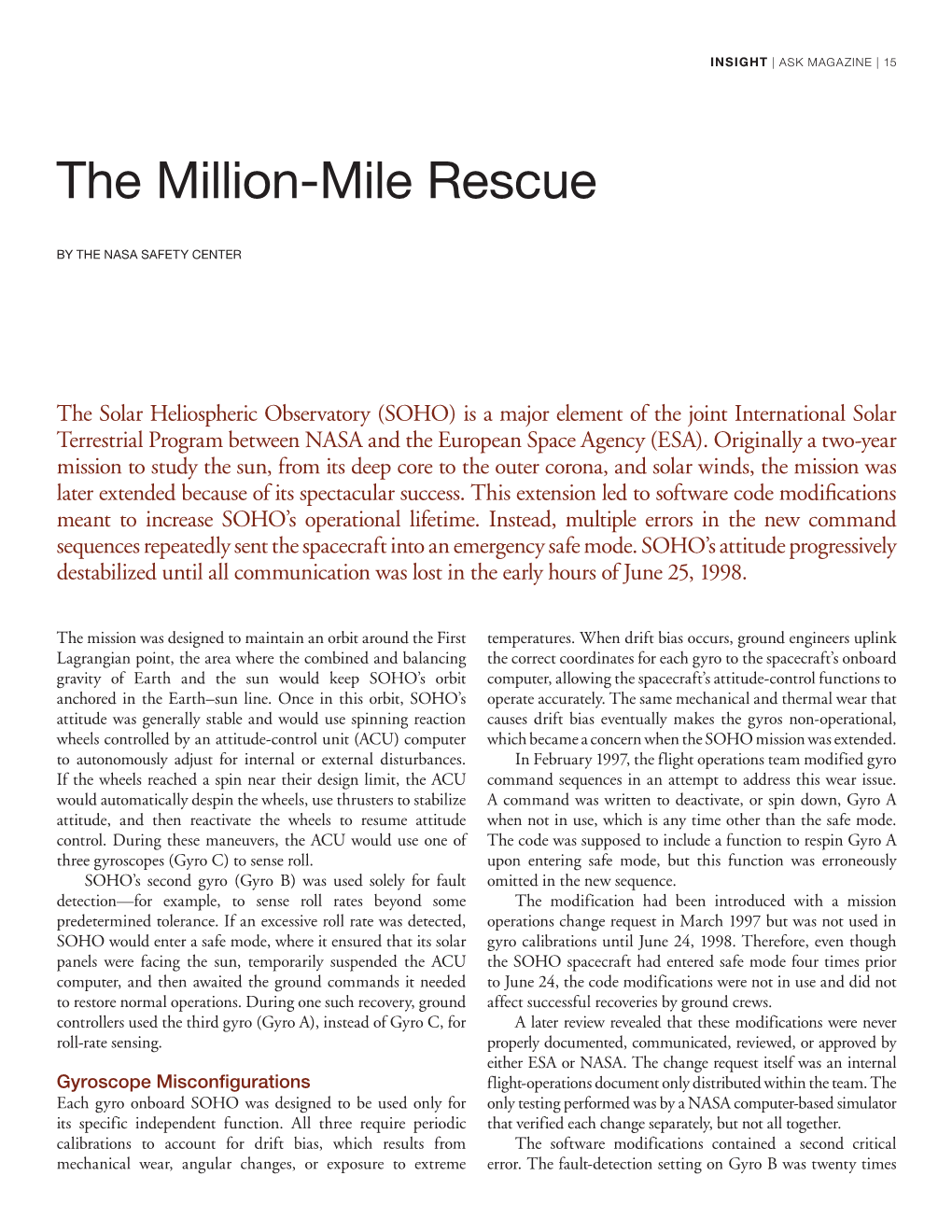 The Million-Mile Rescue