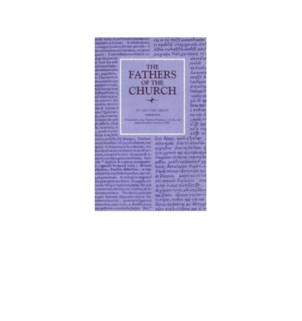 Sermons (The Fathers of the Church, Volume