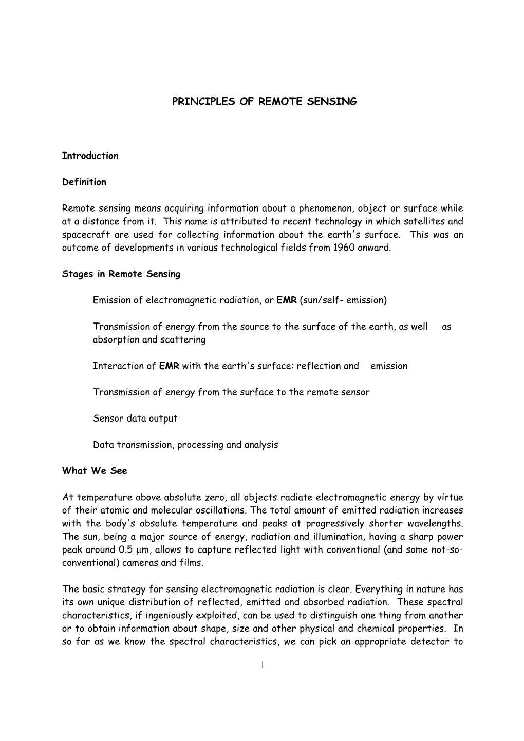 PRINCIPLES of REMOTE Sensing1x