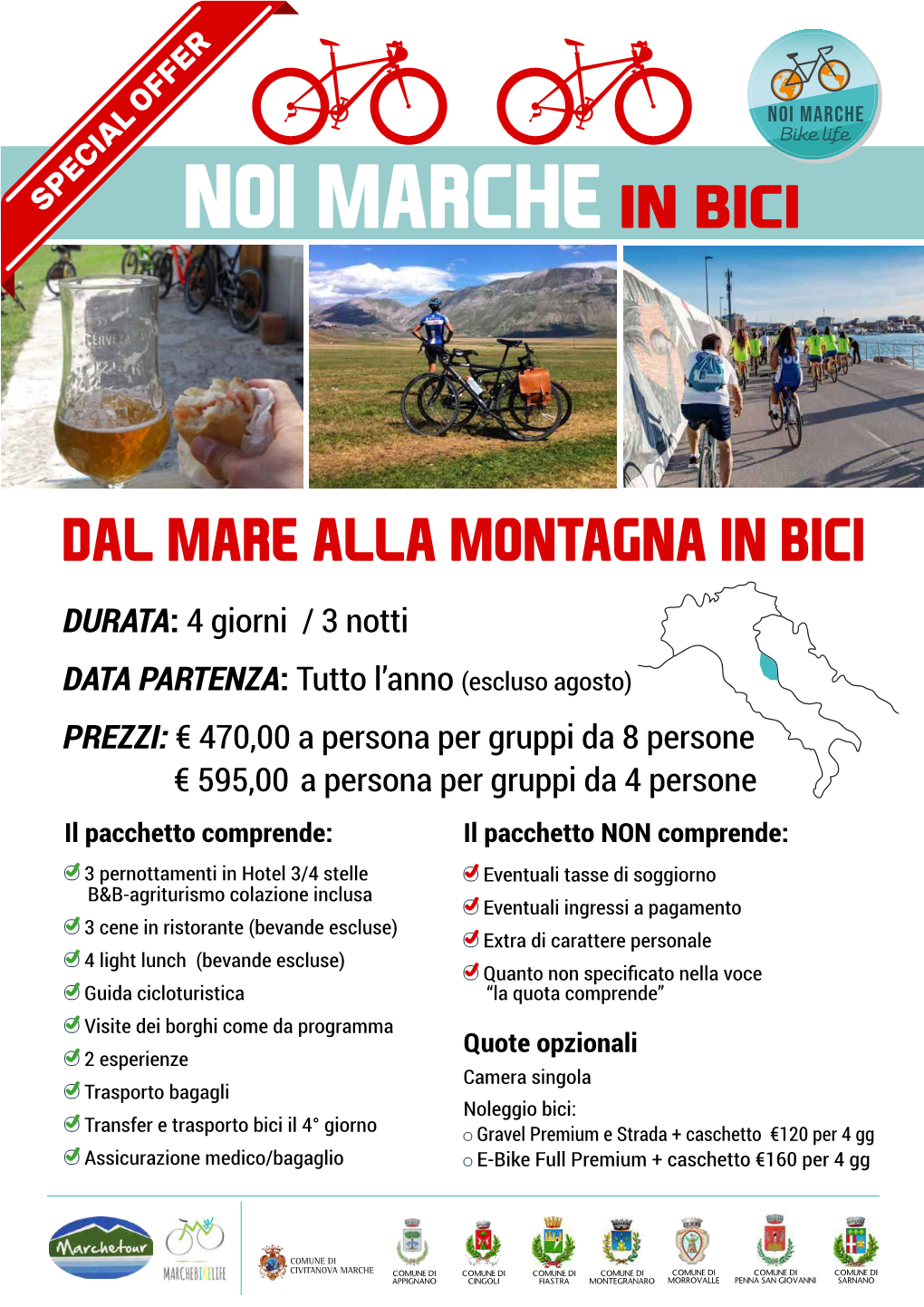 Dal Mare Alla Montagna in Bici