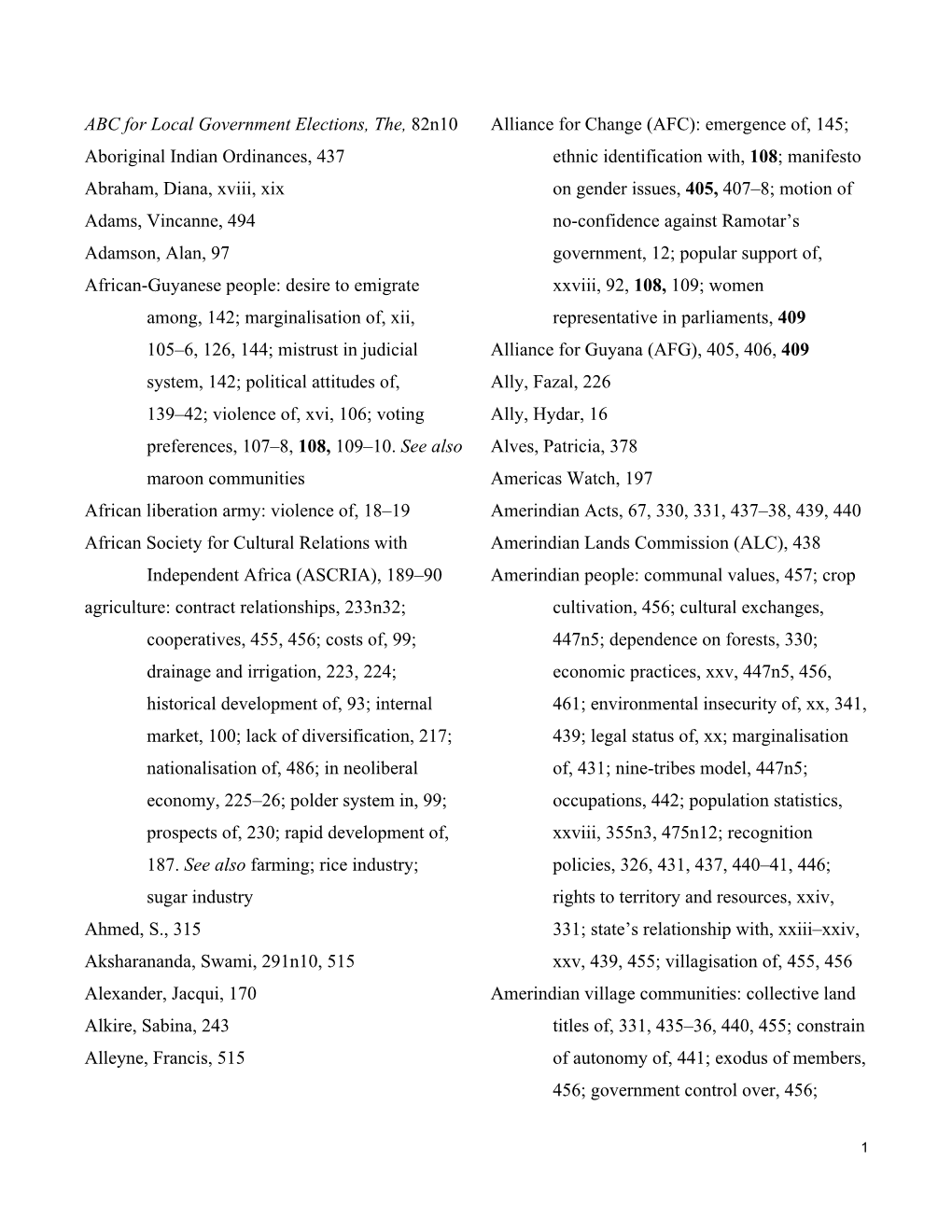 ABC for Local Government Elections, The, 82N10 Aboriginal Indian