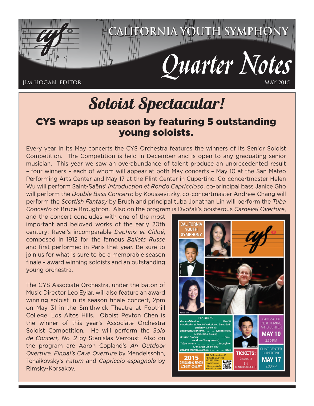 May 2015 Quarter Notes