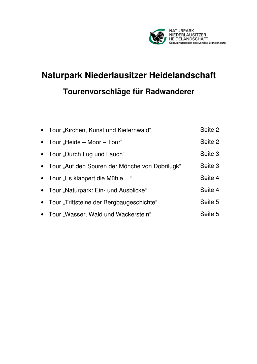 Naturpark Niederlausitzer Heidelandschaft