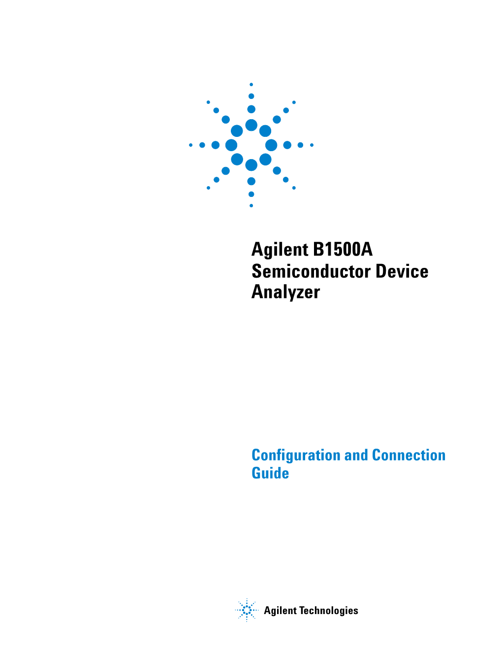 Agilent B1500A Semiconductor Device Analyzer 