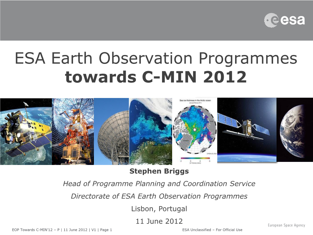 ESA Presentation