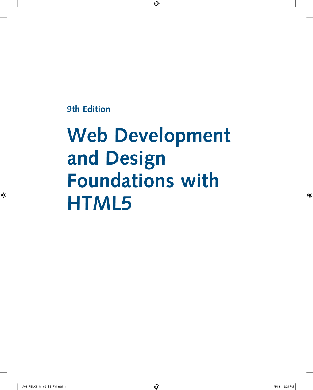 Web Development and Design Foundations with HTML5