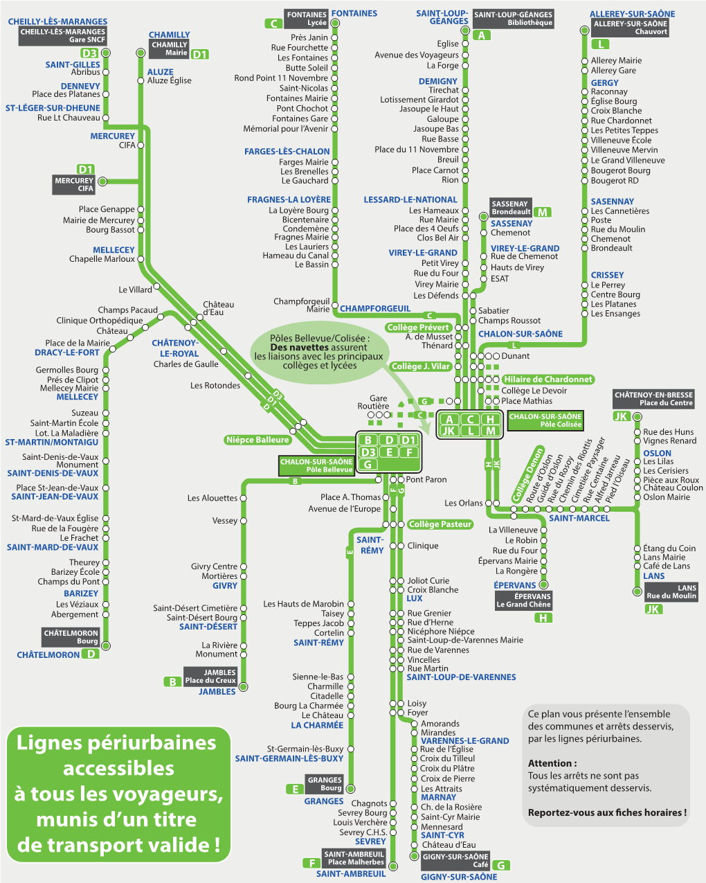 Plan Des Lignes Périurbaines 2019