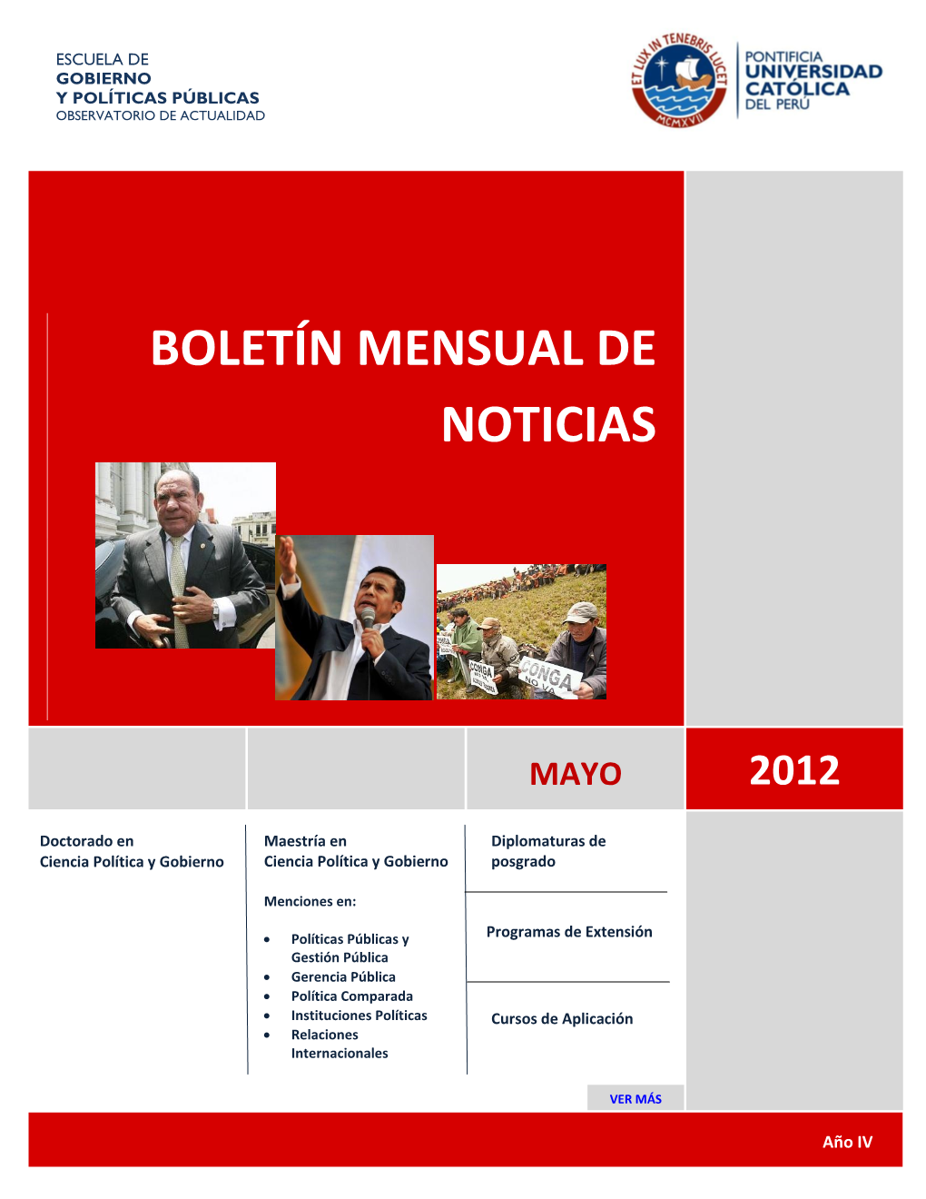 Boletín Mensual De Noticias