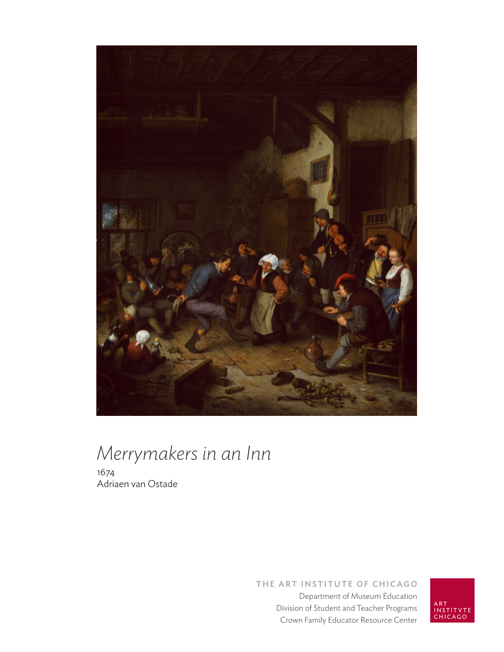 Merrymakers in an Inn 1674 Adriaen Van Ostade