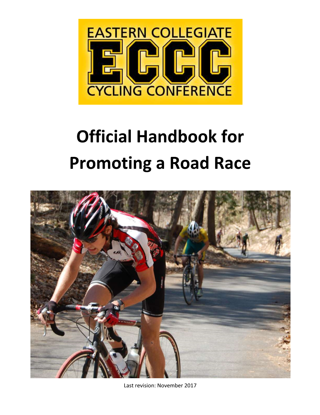 Official Handbook for Promoting a Road Race