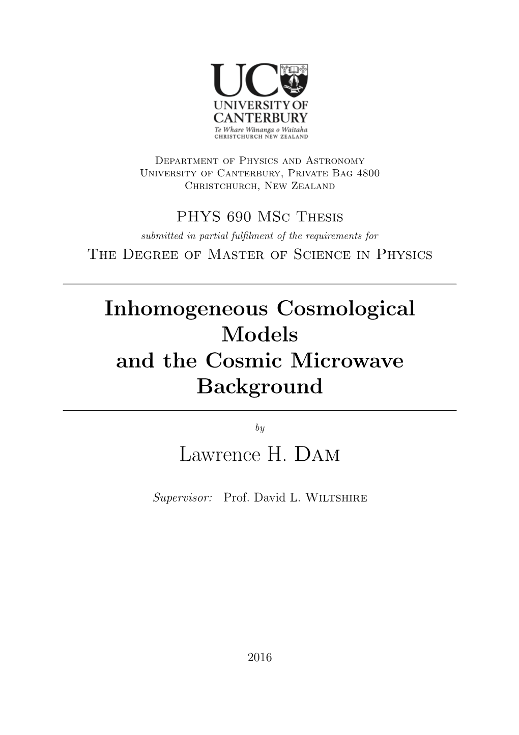 Inhomogeneous Cosmological Models and the Cosmic Microwave Background