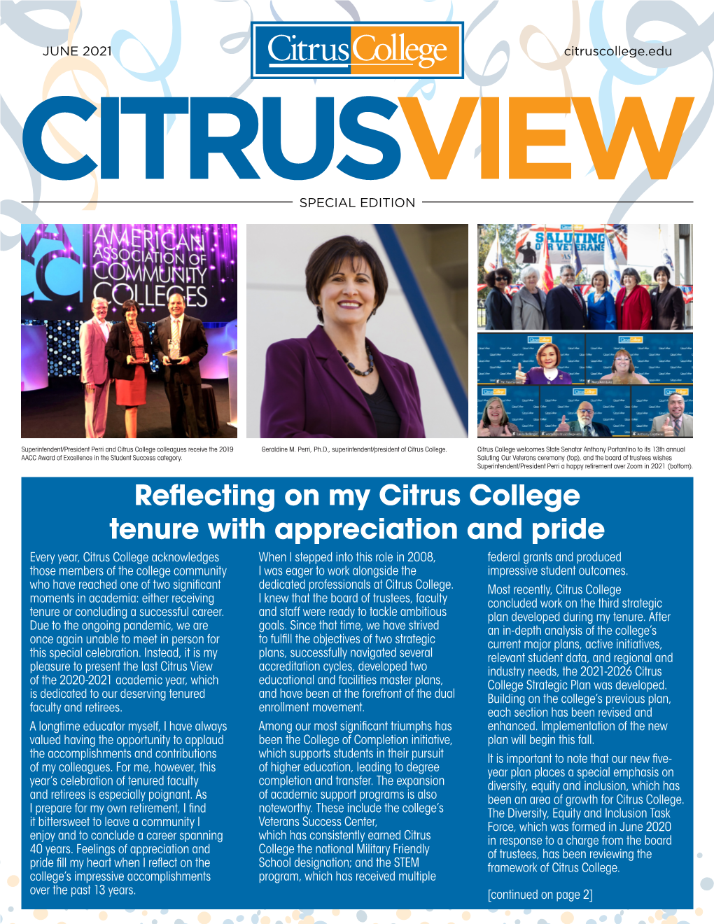 Citrus College Citrus View Newsletter June 2021